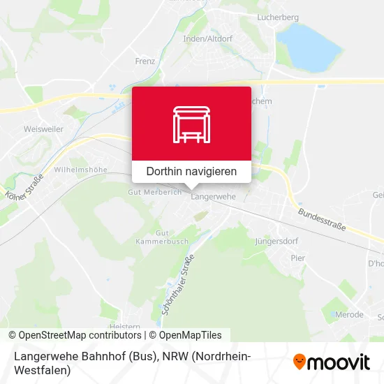 Langerwehe Bahnhof (Bus) Karte