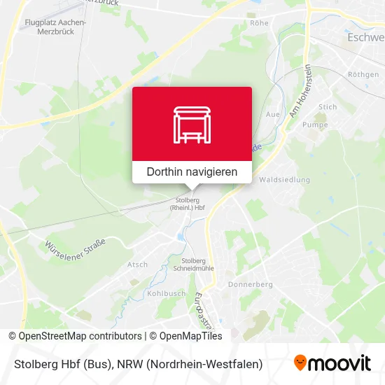 Stolberg Hbf (Bus) Karte