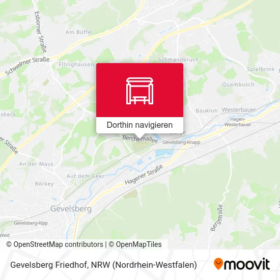 Gevelsberg Friedhof Karte