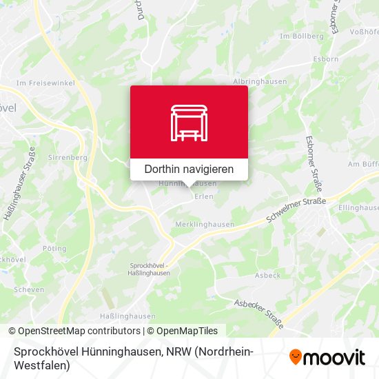 Sprockhövel Hünninghausen Karte