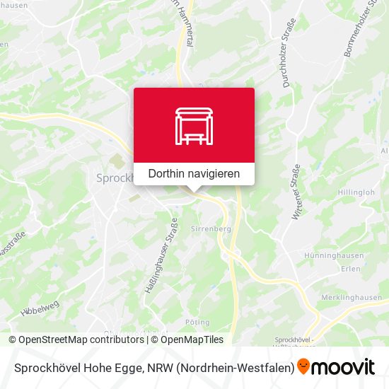 Sprockhövel Hohe Egge Karte