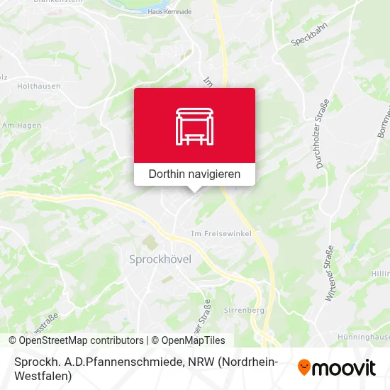 Sprockh. A.D.Pfannenschmiede Karte