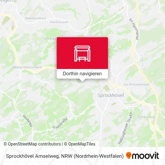 Sprockhövel Amselweg Karte