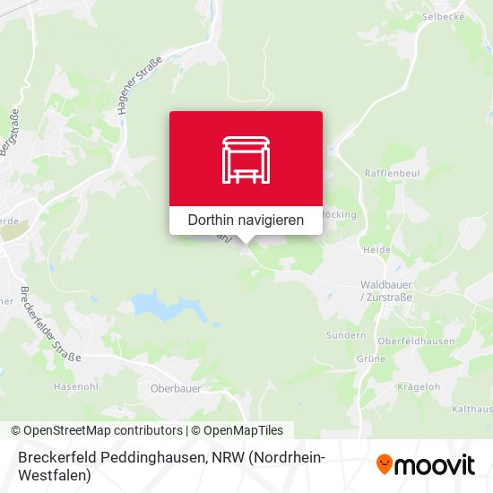 Breckerfeld Peddinghausen Karte