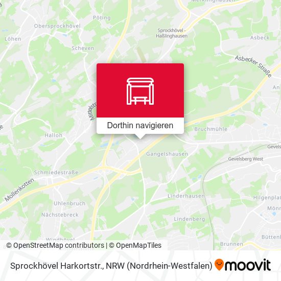 Sprockhövel Harkortstr. Karte
