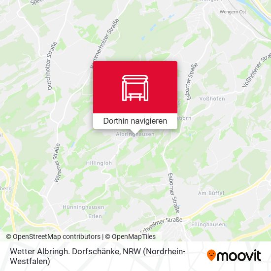 Wetter Albringh. Dorfschänke Karte