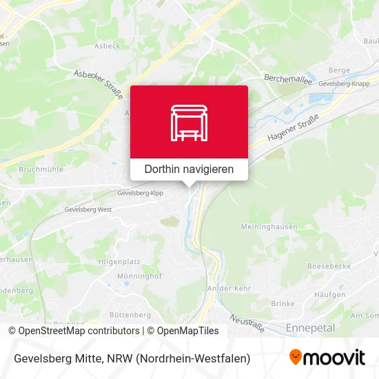 Gevelsberg Mitte Karte