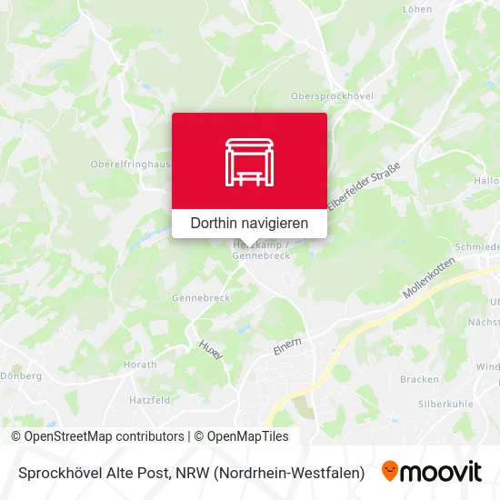 Sprockhövel Alte Post Karte