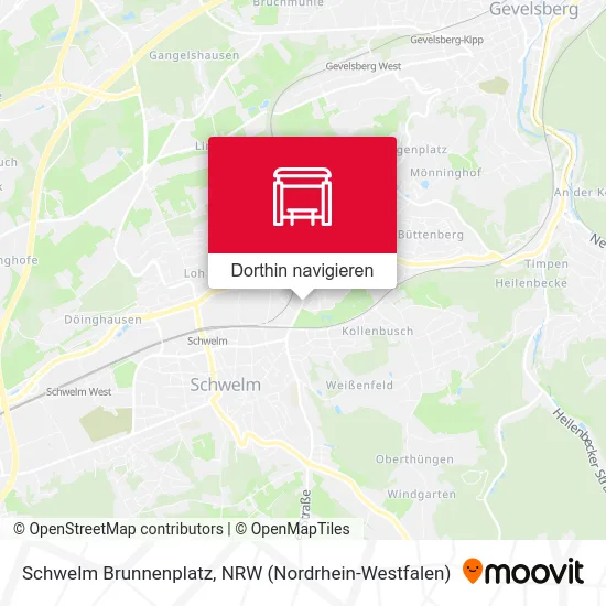 Schwelm Brunnenplatz Karte