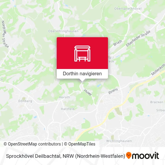 Sprockhövel Deilbachtal Karte