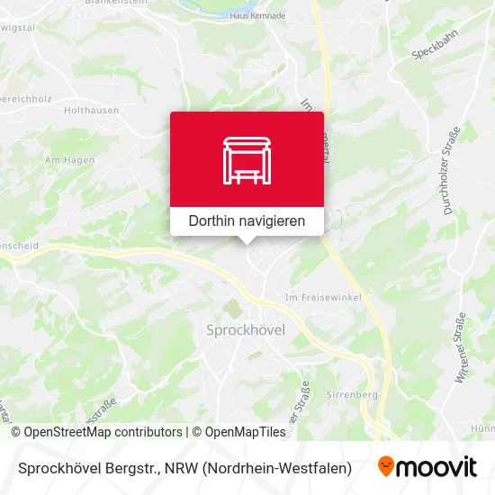 Sprockhövel Bergstr. Karte