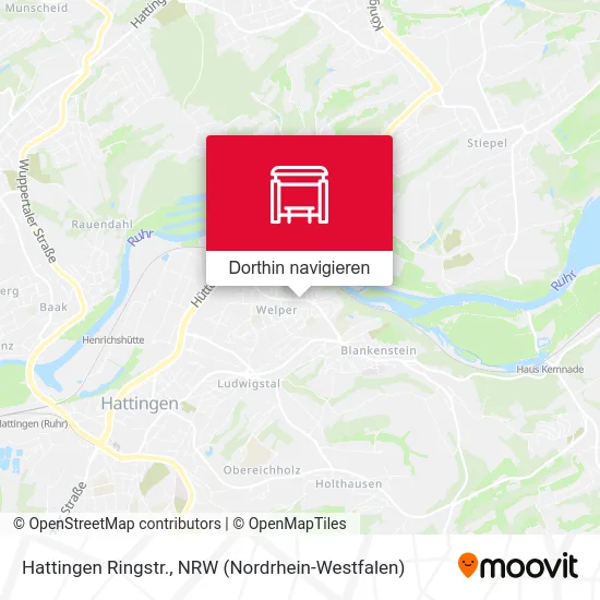Hattingen Ringstr. Karte
