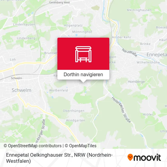 Ennepetal Oelkinghauser Str. Karte