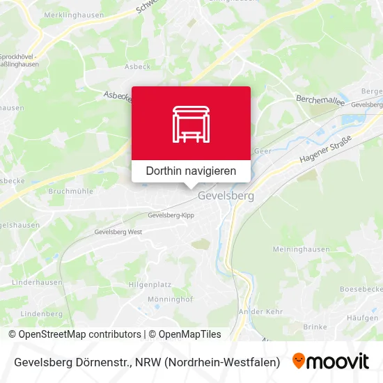 Gevelsberg Dörnenstr. Karte