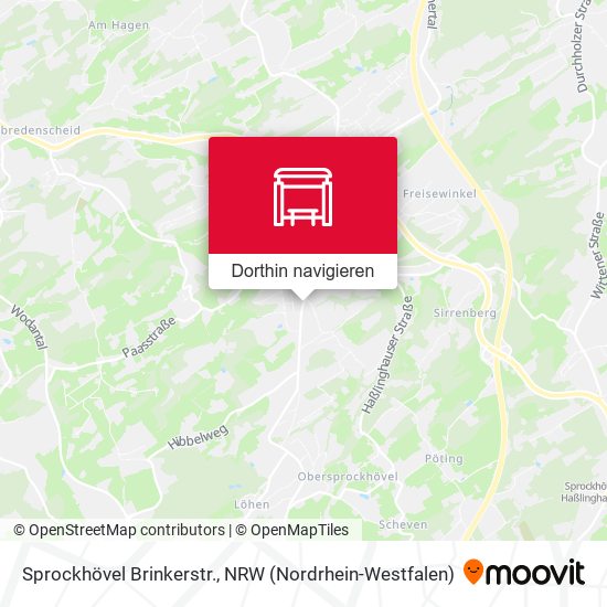 Sprockhövel Brinkerstr. Karte