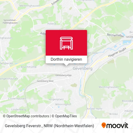 Gevelsberg Feverstr. Karte