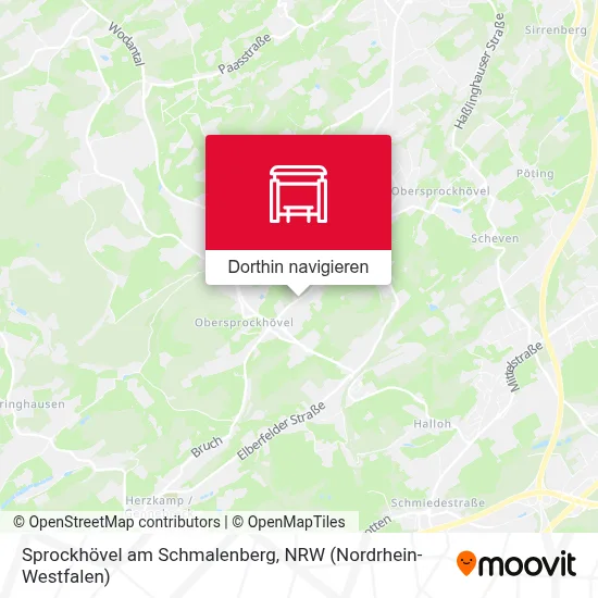 Sprockhövel am Schmalenberg Karte