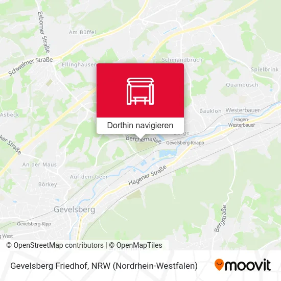 Gevelsberg Friedhof Karte