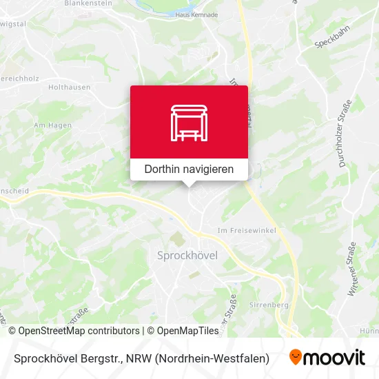 Sprockhövel Bergstr. Karte