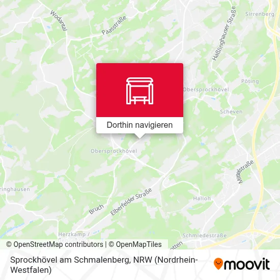 Sprockhövel am Schmalenberg Karte