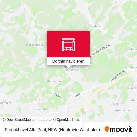 Sprockhövel Alte Post Karte