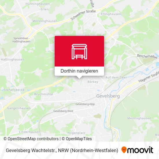 Gevelsberg Wachtelstr. Karte