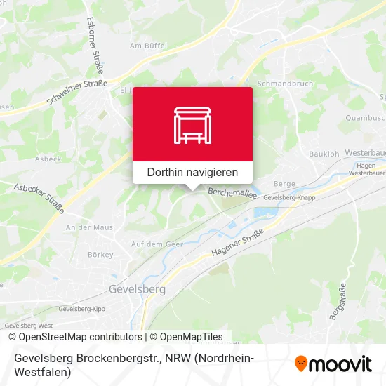 Gevelsberg Brockenbergstr. Karte