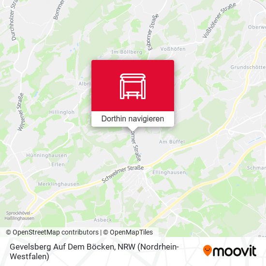 Gevelsberg Auf Dem Böcken Karte