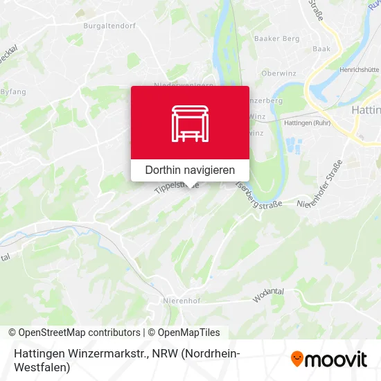 Hattingen Winzermarkstr. Karte