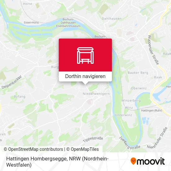 Hattingen Hombergsegge Karte
