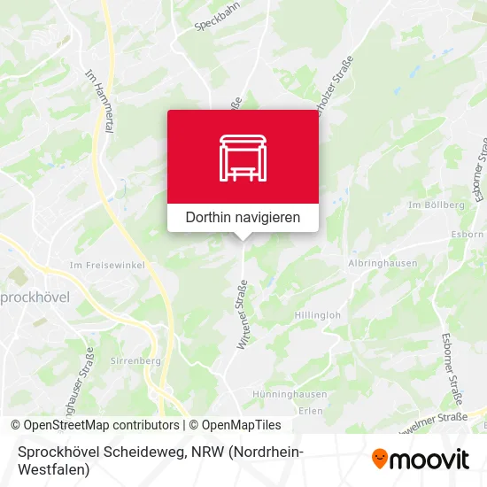 Sprockhövel Scheideweg Karte