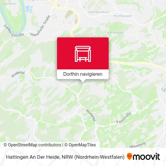 Hattingen An Der Heide Karte