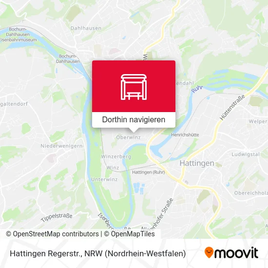 Hattingen Regerstr. Karte