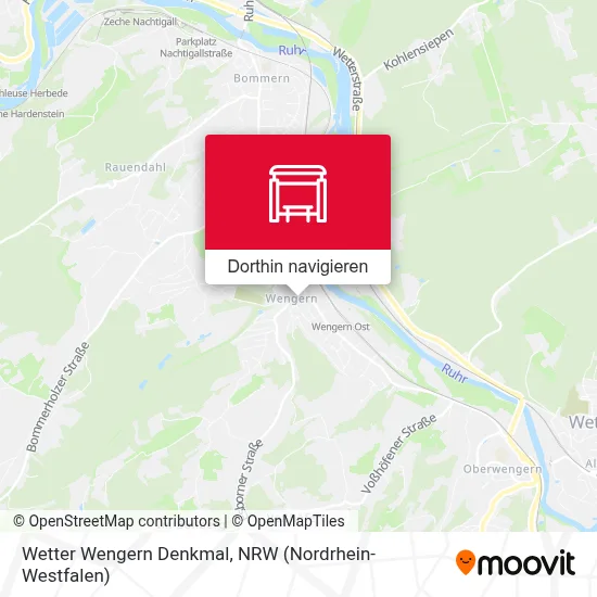 Wetter Wengern Denkmal Karte