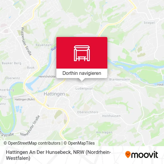 Hattingen An Der Hunsebeck Karte