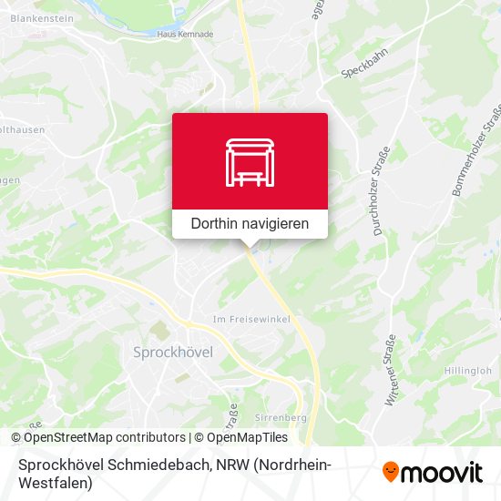 Sprockhövel Schmiedebach Karte