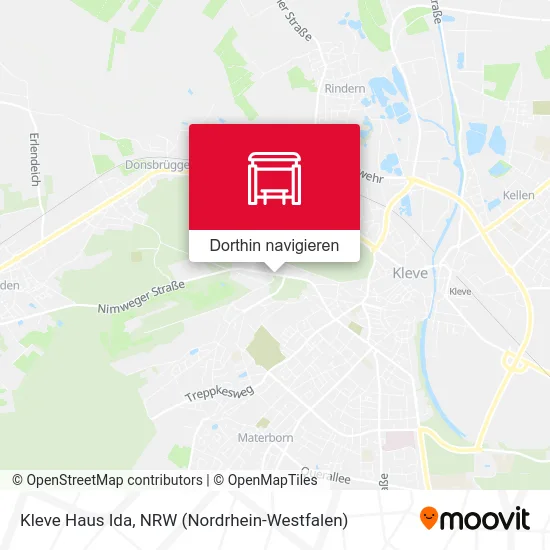 Kleve Haus Ida Karte