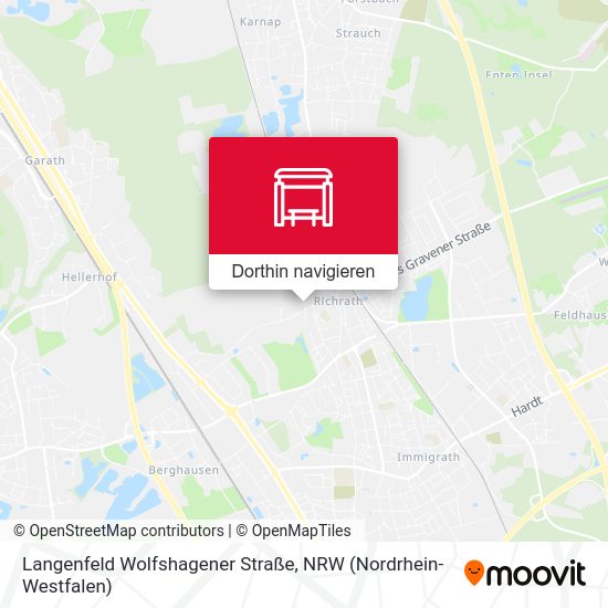 Langenfeld Wolfshagener Straße Karte