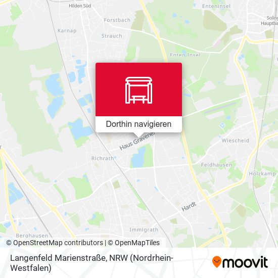 Langenfeld Marienstraße Karte