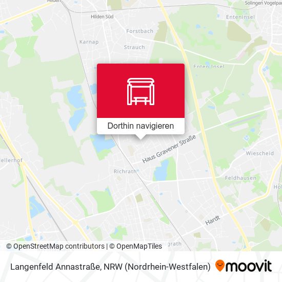 Langenfeld Annastraße Karte