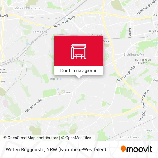 Witten Rüggenstr. Karte