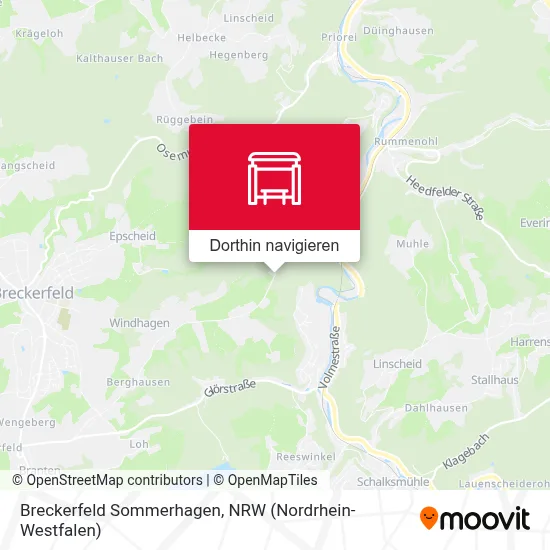 Breckerfeld Sommerhagen Karte