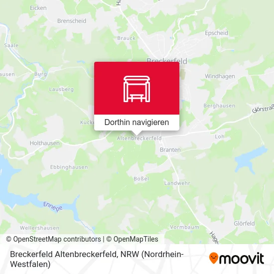Breckerfeld Altenbreckerfeld Karte