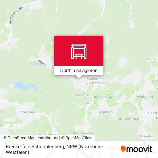 Breckerfeld Schöpplenberg Karte