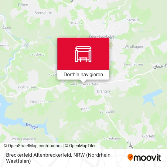 Breckerfeld Altenbreckerfeld Karte