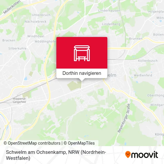 Schwelm am Ochsenkamp Karte