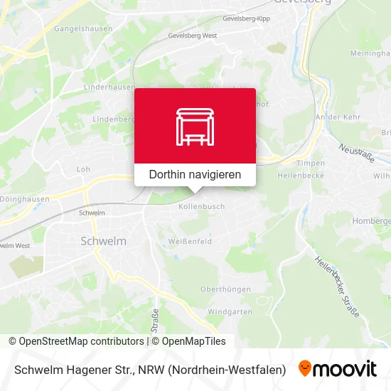 Schwelm Hagener Str. Karte