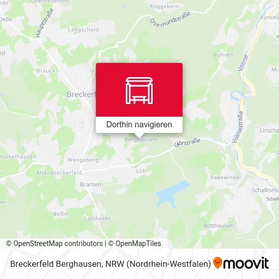 Breckerfeld Berghausen Karte