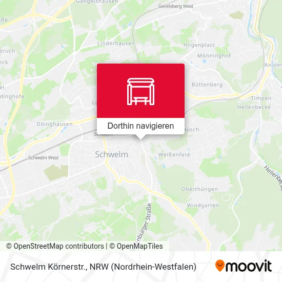 Schwelm Körnerstr. Karte