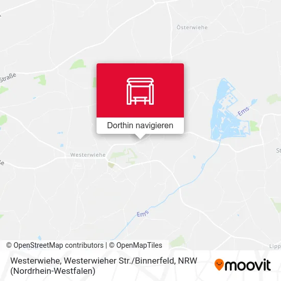 Westerwiehe, Westerwieher Str. / Binnerfeld Karte